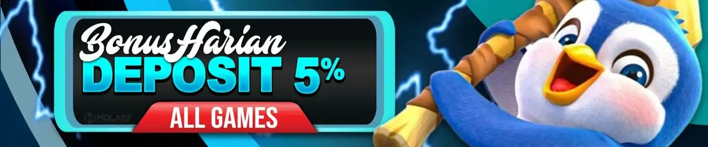BONUS DEPOSIT HARIAN 5%